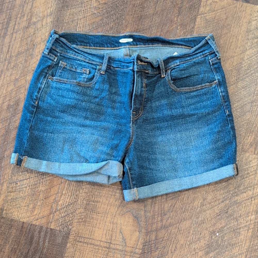 Old Navy Dark Blue Jean Shorts